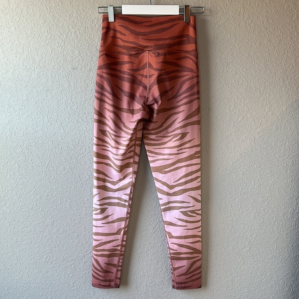 Beach Riot Pink and Brown Zebra Leggings - Picture 6 of 16